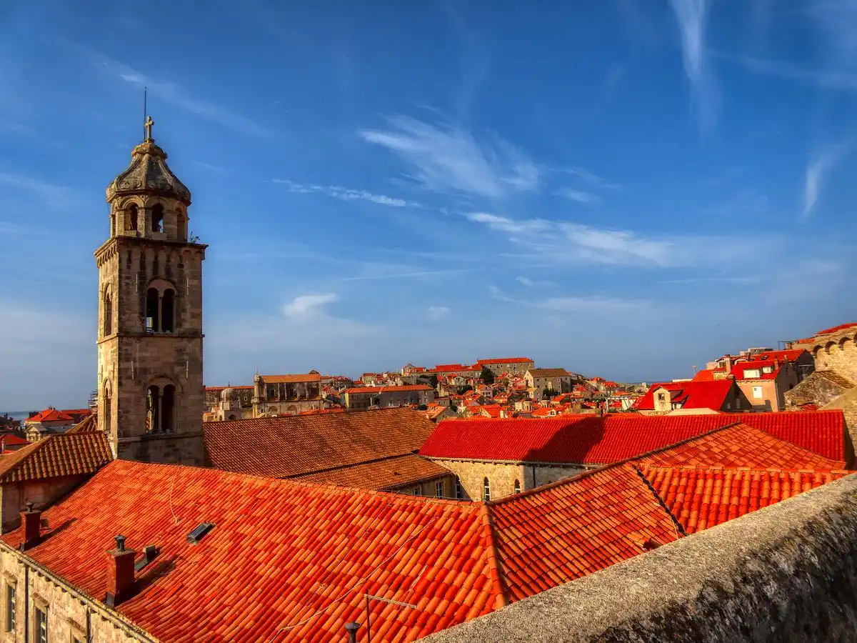 Blick von der Stadtmauer Dubrovnik